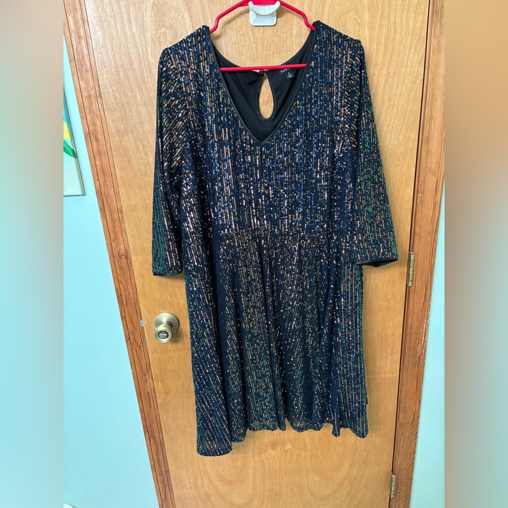 Torrid size 2 sequin dress worn once!!
